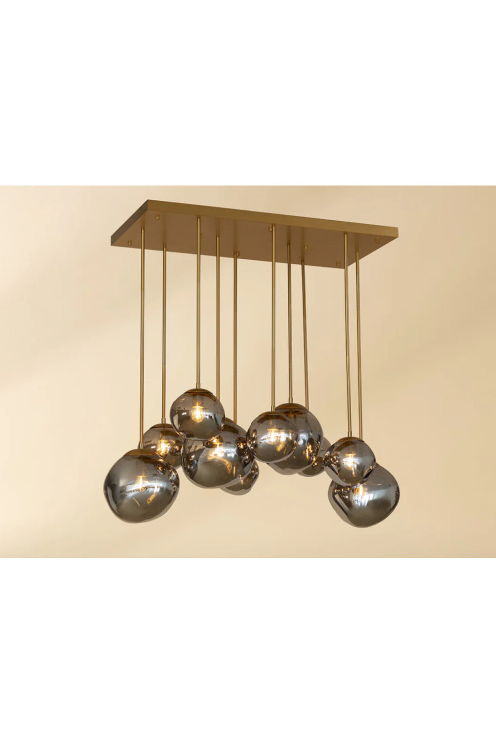 Gray Glass Orbs Chandelier | Splendido Dionis | Oroa.com
