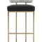 Modern European furniture - Two-Toned Low-Back Bar Stool - www.oroa.com
