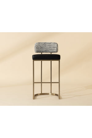 Two-Toned Low-Back Bar Stool | Splendido Larissa | Oroa.com
