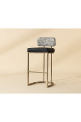 Modern European furniture - Two-Toned Low-Back Bar Stool - www.oroa.com