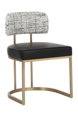 Modern European furniture - Two-Toned Cantilevered Dining Chair - www.oroa.com