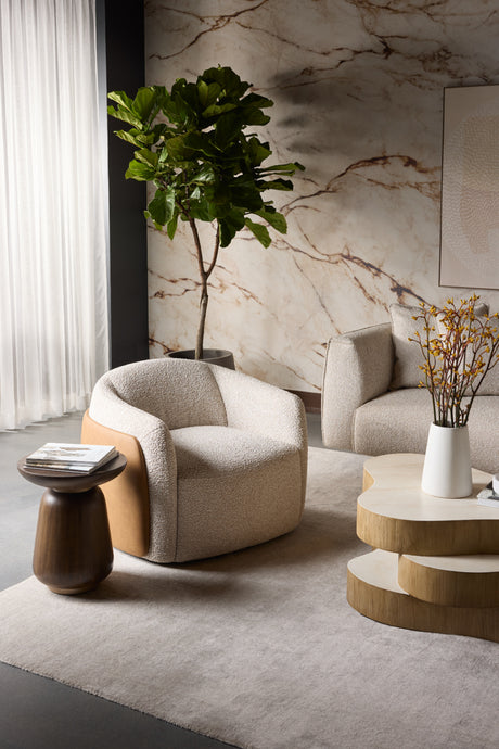 Modern European furniture - Timber Effect Indoor/Outdoor End Table - www.oroa.com