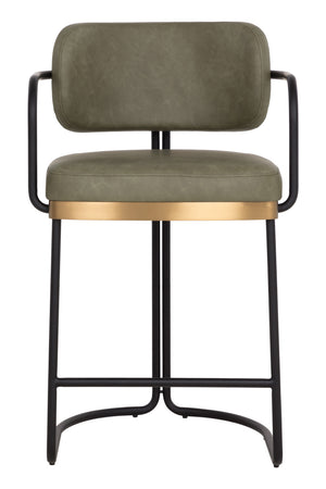 Modern Curved Seating Counter Stool | Splendido Jalen | Oroa.com