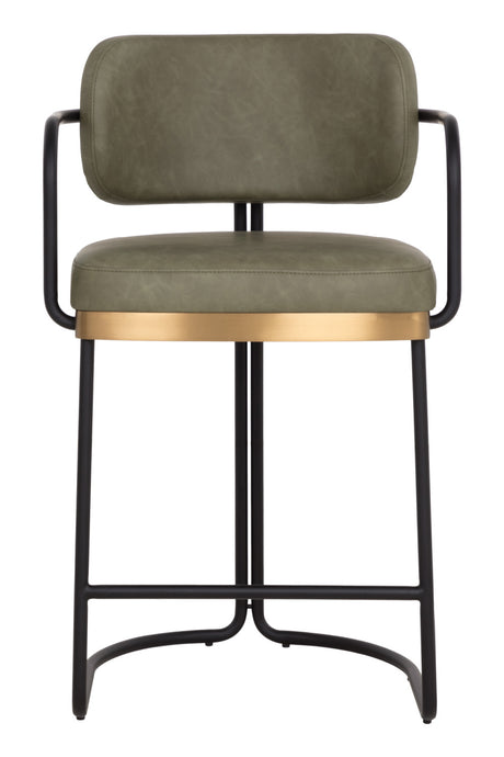 Modern Curved Seating Counter Stool | Splendido Jalen | Oroa.com