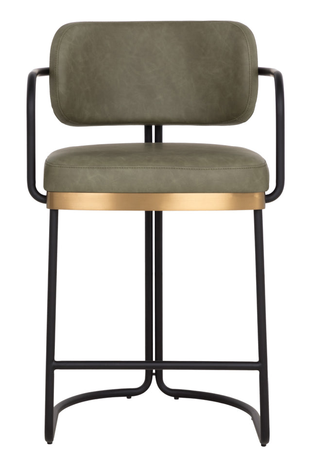 Modern Curved Seating Counter Stool | Splendido Jalen | Oroa.com