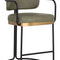 Modern European furniture - Modern Curved Seating Counter Stool - www.oroa.com
