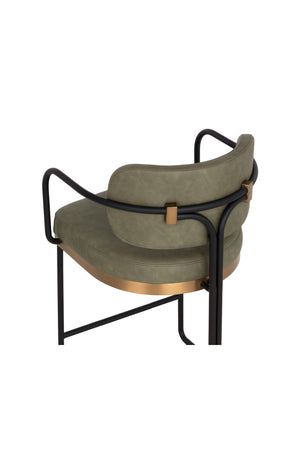 Modern Curved Seating Counter Stool | Splendido Jalen | Oroa.com