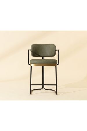 Modern Curved Seating Counter Stool | Splendido Jalen | Oroa.com