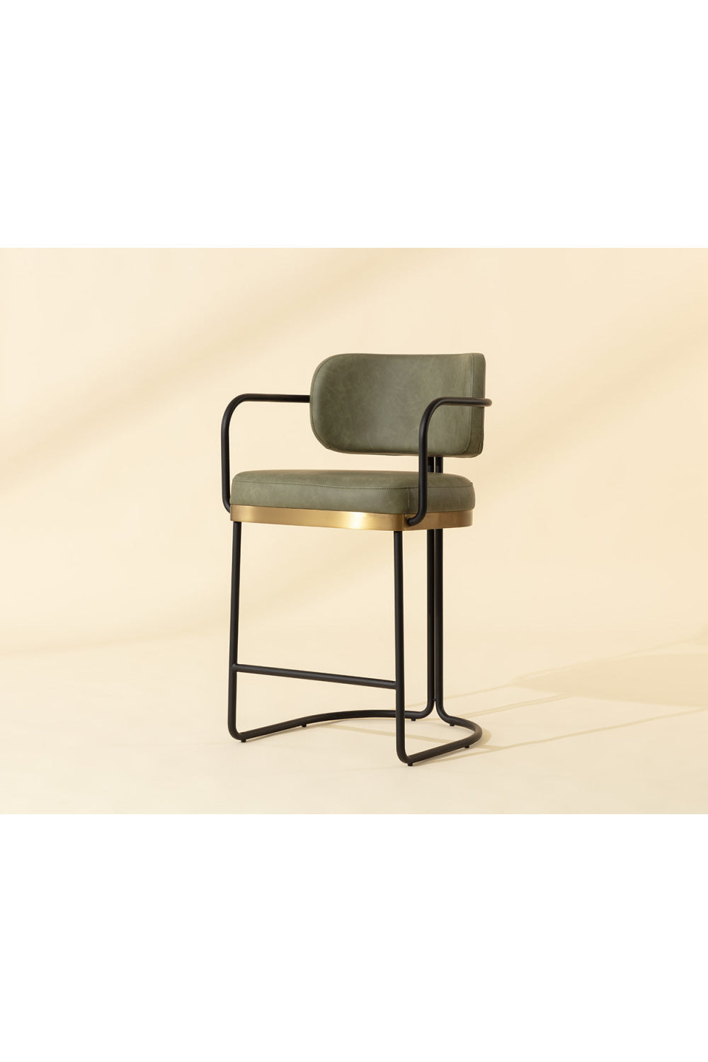 Modern Curved Seating Counter Stool | Splendido Jalen | Oroa.com