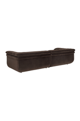 Modern European furniture - Deep-Channeled Fabric Sofa - www.oroa.com