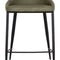 Modern European furniture - Low-Back Leather-Look Counter Stool - www.oroa.com