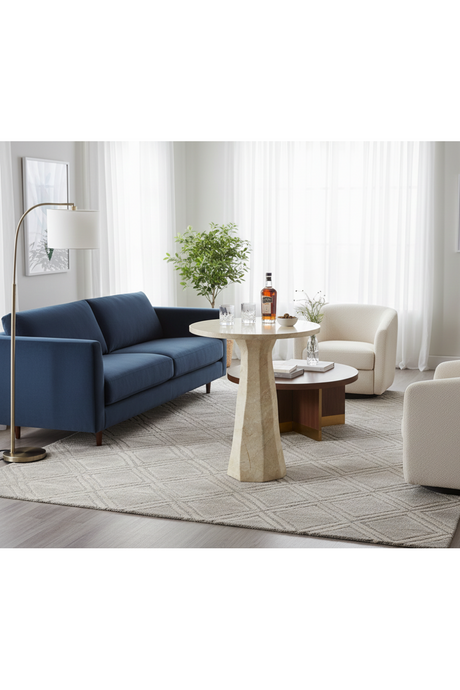 Marble-Inspired Concrete Bar Table | Splendido Kliff