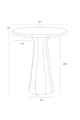 Modern European furniture - Marble-Inspired Concrete Bar Table - www.oroa.com