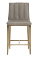 Modern European furniture - Contemporary Metal Frame Counter Stool - www.oroa.com