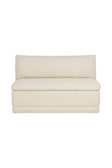 Modern European furniture - White Rectangular Banquette - www.oroa.com