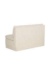 Modern European furniture - White Rectangular Banquette - www.oroa.com