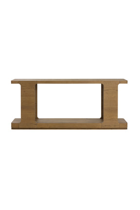 Textured Wood Console Table by Splendido Hercules