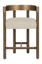 Modern European furniture - Brown Ash Curved Bar Stool - www.oroa.com