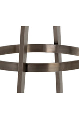 Modern European furniture - Leather-Look Swivel Bar Stool - www.oroa.com