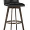 Modern European furniture - Leather-Look Swivel Bar Stool - www.oroa.com