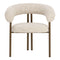 Modern European furniture - Rounded Back Dining Chair - www.oroa.com