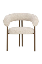 Modern European furniture - Rounded Back Dining Chair - www.oroa.com