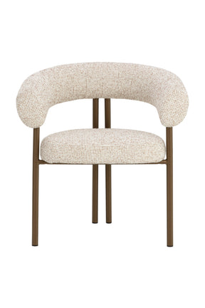 Rounded Back Dining Chair by Splendido Oniva