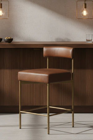 Low Back Fabric Counter Stool | Splendido Seneca | Oroa.com