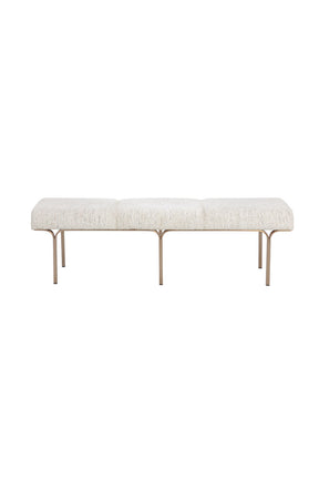 Slim Frame Upholstered Bench by Splendido Nuvella