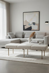Modern European furniture - Slim Frame Upholstered Bench - www.oroa.com
