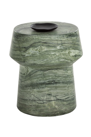 Modern European furniture - Marble Look Indoor/Outdoor End Table - www.oroa.com