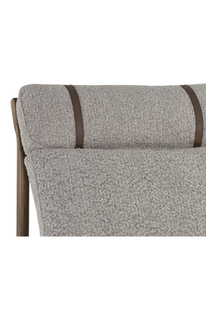Gray Boucle Lounge Chair | Splendido Elanor | Oroa.com