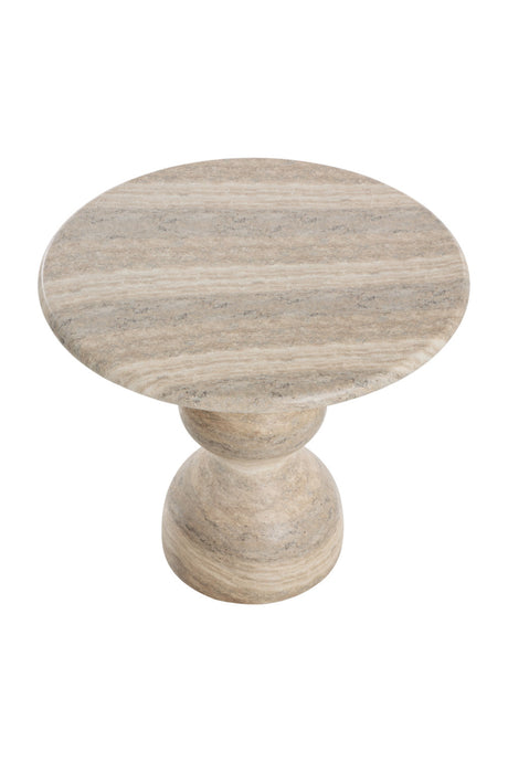 Modern European furniture - Marble-Look Indoor/Outdoor Concrete Bistro Table - www.oroa.com