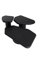 Modern European furniture - Black Organic-Shaped Indoor/Outdoor End Table - www.oroa.com