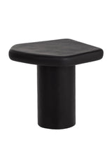 Modern European furniture - Black Organic-Shaped Indoor/Outdoor End Table - www.oroa.com