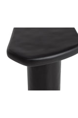 Modern European furniture - Black Organic-Shaped Indoor/Outdoor End Table - www.oroa.com