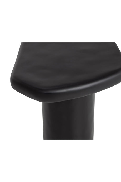 Modern European furniture - Black Organic-Shaped Indoor/Outdoor End Table - www.oroa.com