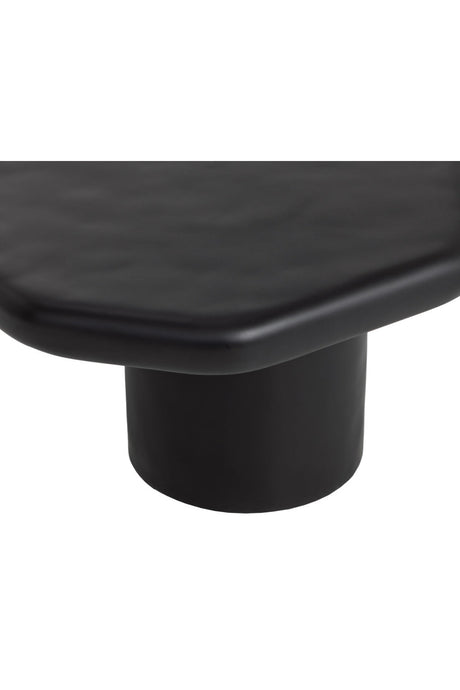 Modern European furniture - Black Concrete Indoor/Outdoor Coffee Table - www.oroa.com