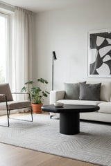 Modern European furniture - Black Concrete Indoor/Outdoor Coffee Table - www.oroa.com