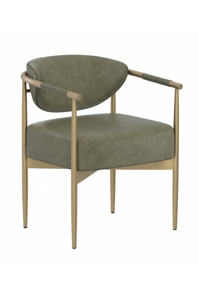Leather Look Rope Dining Chair by Splendido Heloise, alternate view 3