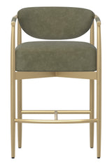Modern European furniture - Curved Back Counter Stool - www.oroa.com