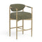 Curved Back Counter Stool by Splendido Heloise, alternate view 3