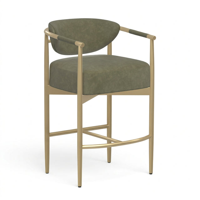 Curved Back Counter Stool by Splendido Heloise, alternate view 3