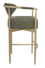 Modern European furniture - Curved Back Counter Stool - www.oroa.com
