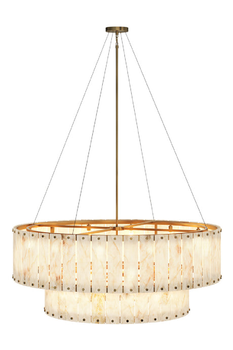 2-Tier Alabaster Chandelier | Splendido Apsara | Oroa.com