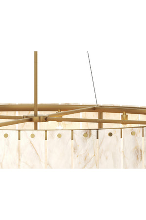2-Tier Alabaster Chandelier | Splendido Apsara | Oroa.com