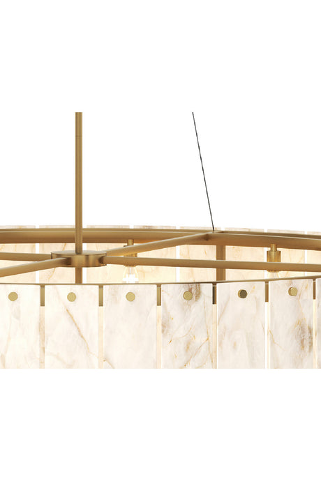 Modern European furniture - 2-Tier Alabaster Chandelier - www.oroa.com