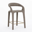 Sleek Upholstered Counter Stool by Splendido Atika, alternate view 3