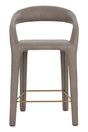 Modern European furniture - Sleek Upholstered Counter Stool - www.oroa.com