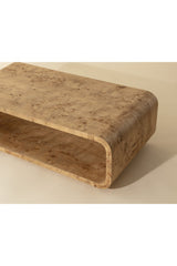Modern European furniture - Burl Veneer Coffee Table - www.oroa.com